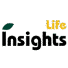 logo of life insights in Black and golden text color representing the values of the website